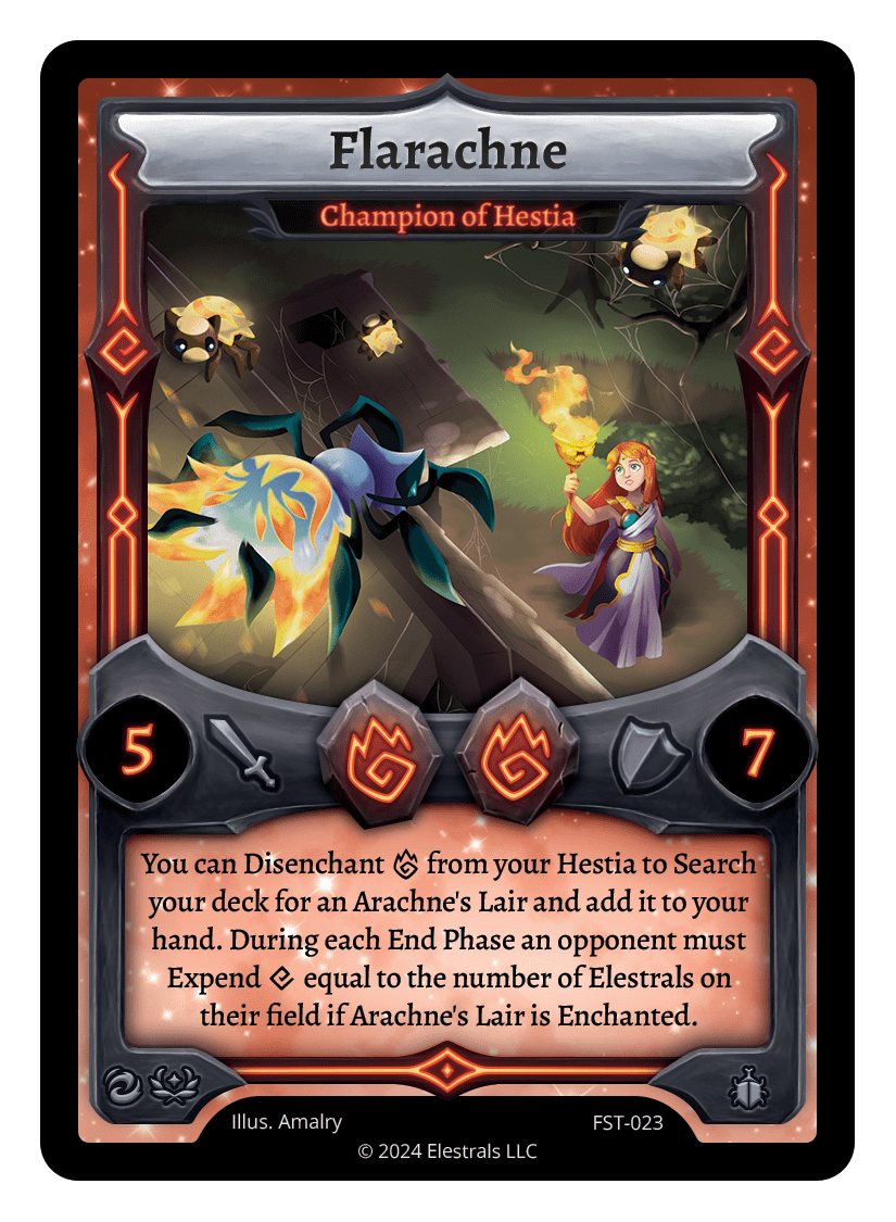 Flarachne - Champion of Hestia - FST-023